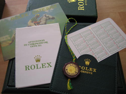 Having a complete set of the Rolex watch itself, the box, and papers insure 